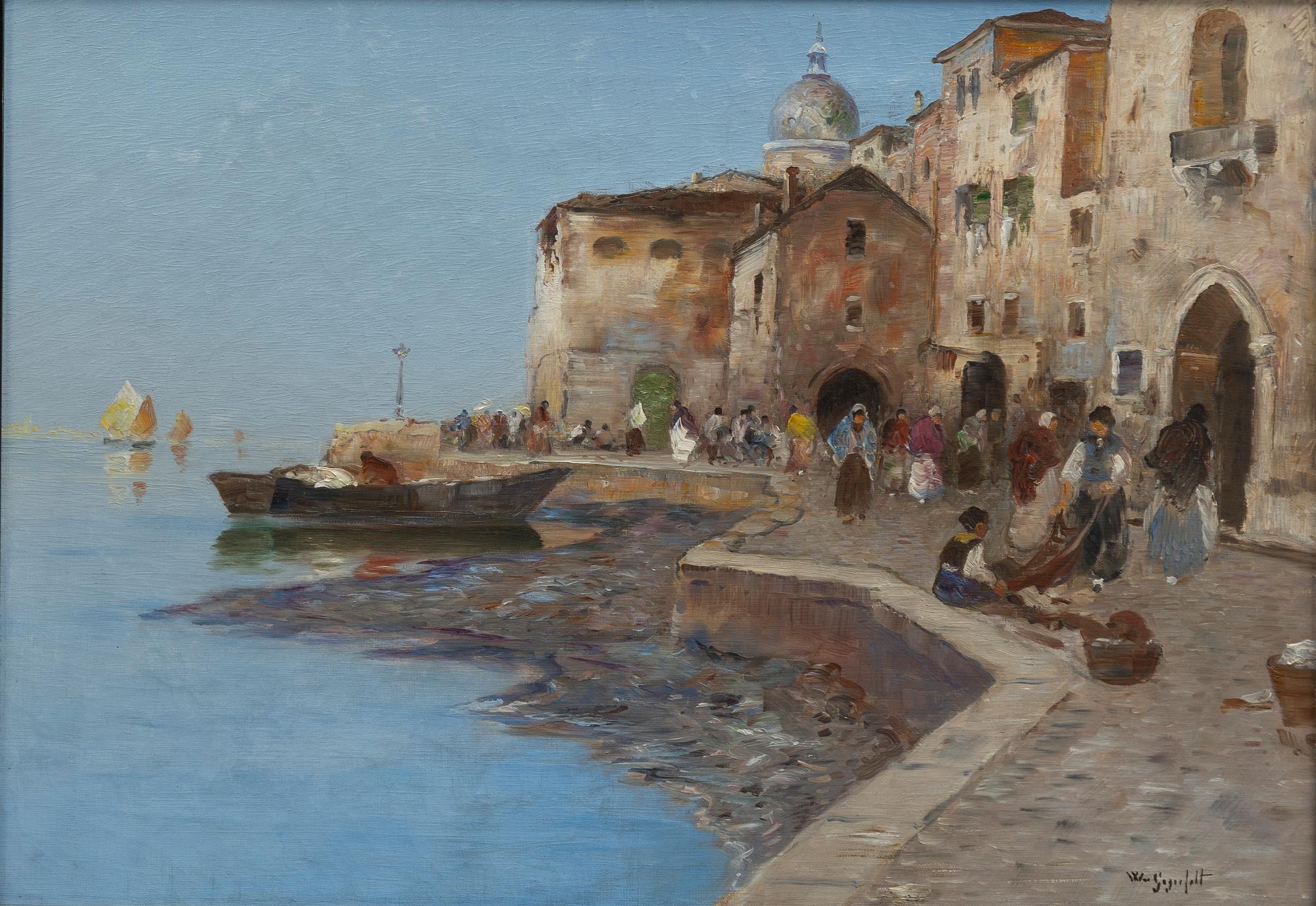 Wilhelm von Gegerfelt, Canal, Venice.