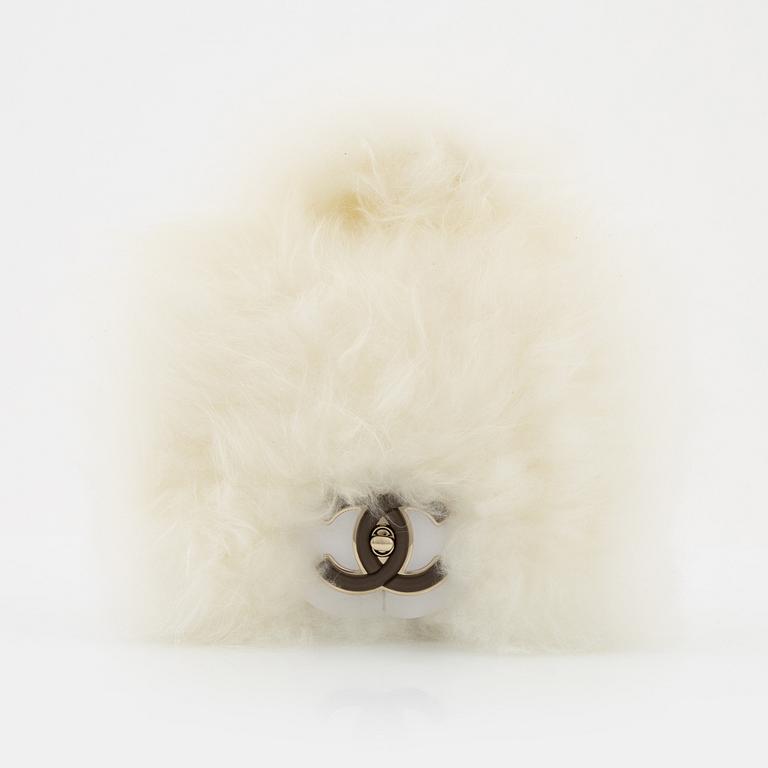 Chanel, "Metiers D'Art Paris Hamburg Shearling Sheepskin Top Handle Bag".