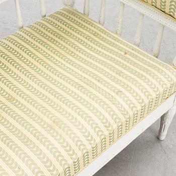 Soffa, sengustaviansk, 1800-talets början.