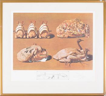 SALVADOR DALÍ, a litograph in color and etcning, signed and numbered 259/395.