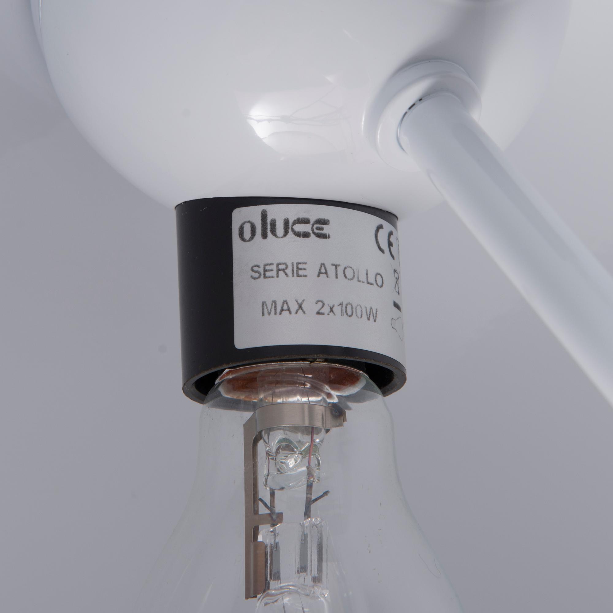 VICO MAGISTRETTI, bordslampa, "Atollo", för Oluce. Formgiven 1977.