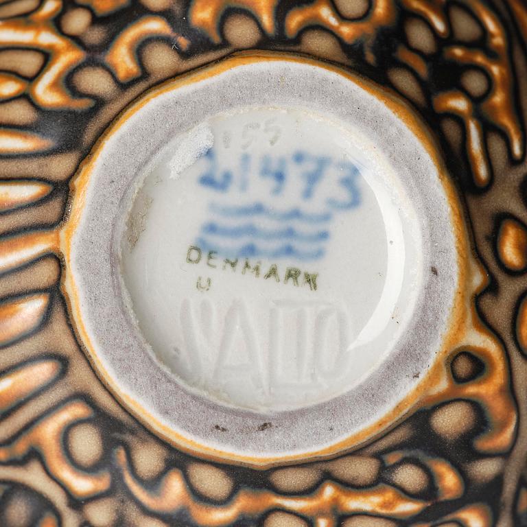 Axel Salto, a stoneware vase, Royal Copenhagen, Denmark 1958.