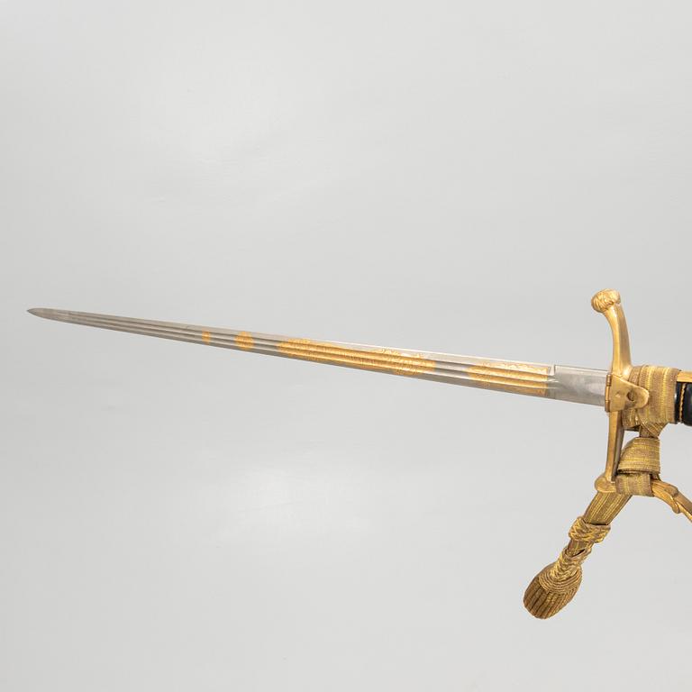 Sabre, m/1899 for a county sheriff, Södermanland, early 20th century.
