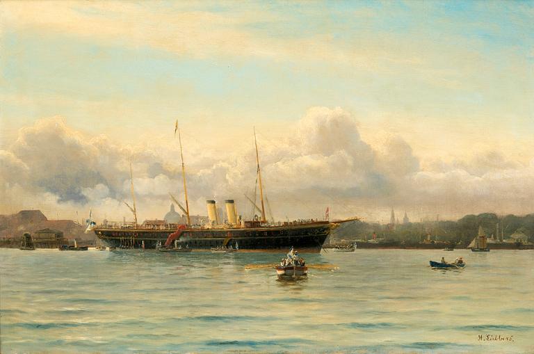Holger Peter Svane Lübbers, "THE RUSSIAN IMPERIAL YACHT POLAR STAR IN THE HARBOUR OF COPENHAGEN".