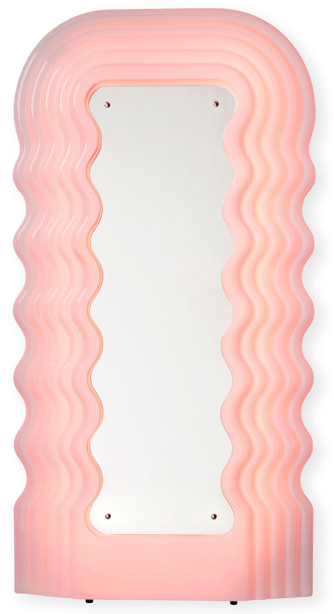 Ettore Sottsass, an 'Ultrafragola', mirror, Poltronova, Italy, 21st century.