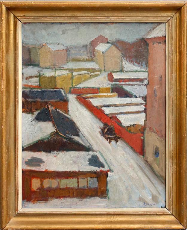 LENNART ROSENSOHN, olja på duk, sign.