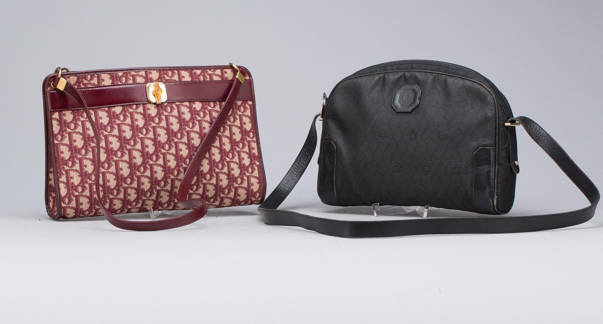 VÄSKOR, 2 st, Christian Dior.