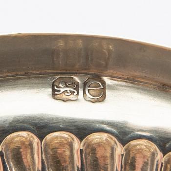An English 18th century silver bowl mark of  Stephen Adams London, weight 392 grams.