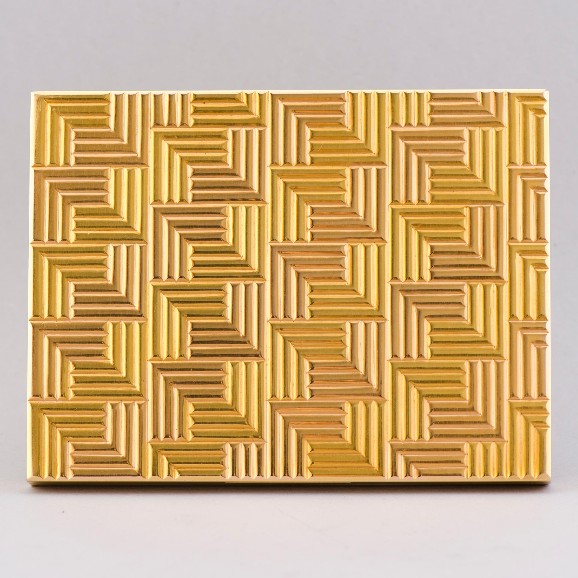 Cartier, RASIA, 18K puna- ja keltakultaa. Cartier Lontoo 1936.