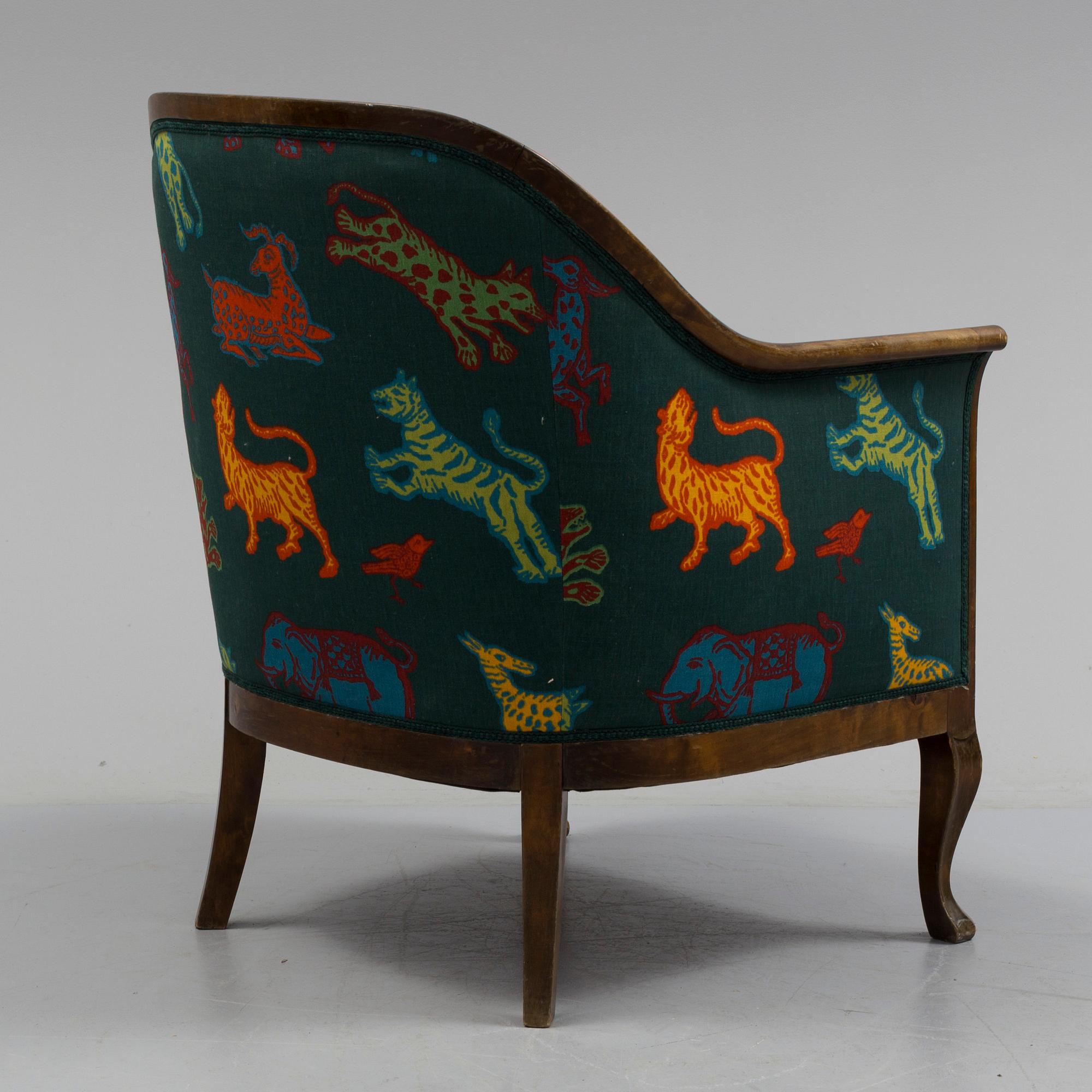 An armchair from the early 20th century.