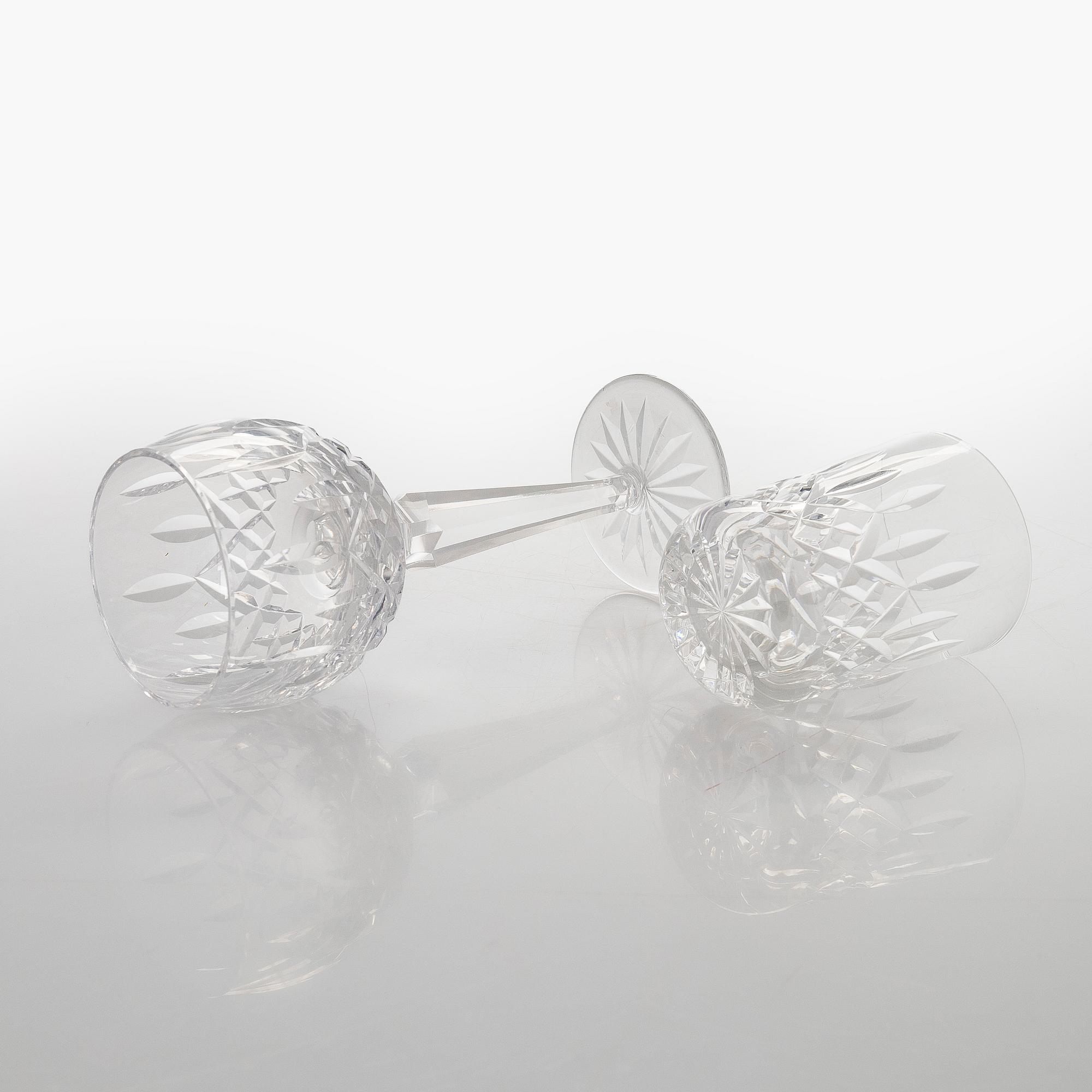 Glass set, crystal, Waterford 1960s/1970s.