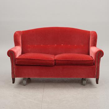 SALONGSMÖBLEMANG, 3 delar, 1900-talets mitt.