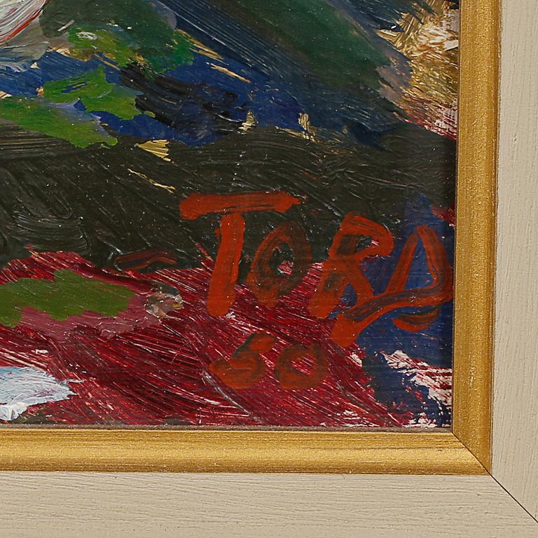 TORD LEANDER-ENGSTRÖM, olja på pannå, signerad.