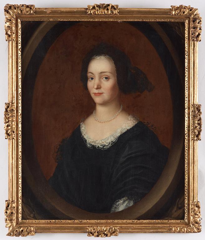 Martin Mijtens d.ä Attributed to, "Catharina Thegner" (born Gerdes 1638-1681).