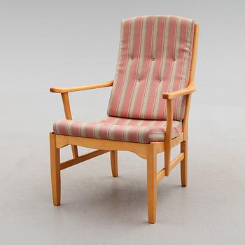 FÅTÖLJ, "Ulfåsa", Carl Malmsten, AB O.H Sjögren, Tranås, 1900-talets andra hälft.