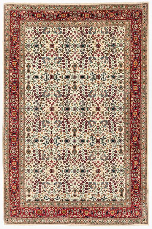 A Hereke carpet, Turkey, c. 303 x 200cm.