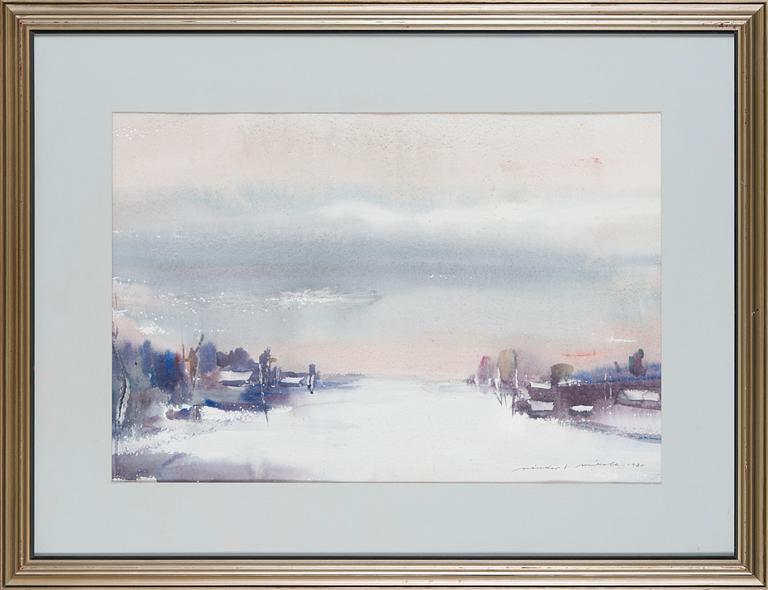 Nandor Mikola, Vinterlandskap.