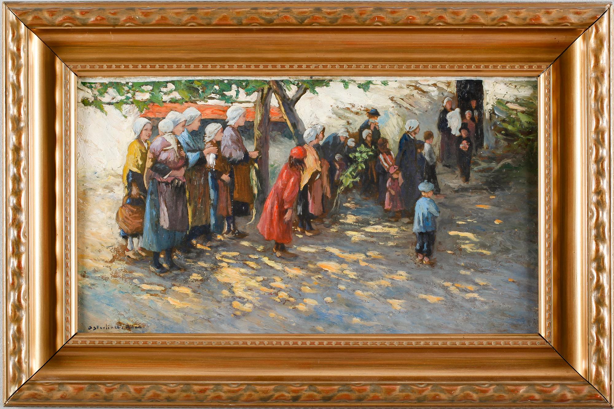 ALLAN ÖSTERLIND, olja på duk, signerad.