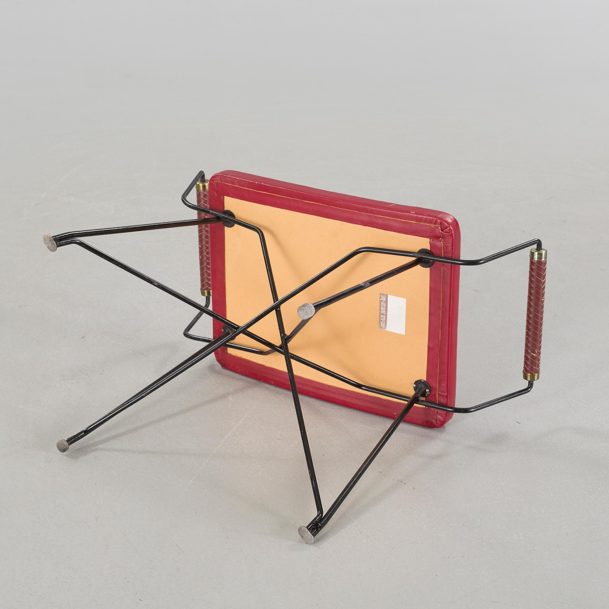 A mid 20th century stool by Hans Agne Jakobsson, Åhus.