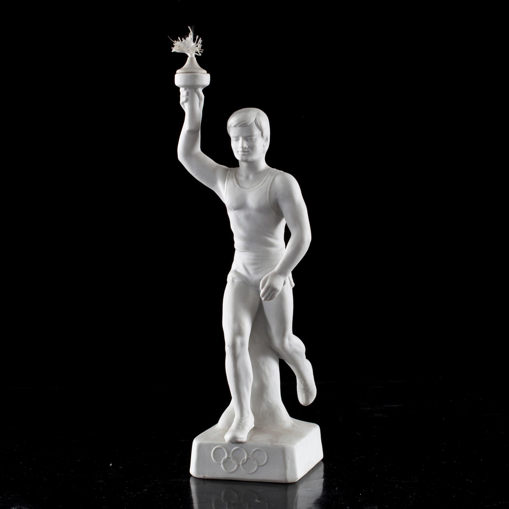 FIGURIINI / SOIHDUNKANTAJA, biskvii, Olympialaiset 1936, Berliini.