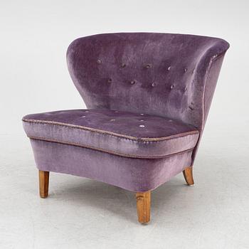 Gösta Jonsson, attributed, armchair, "Swedish Modern", 1940s/50s.