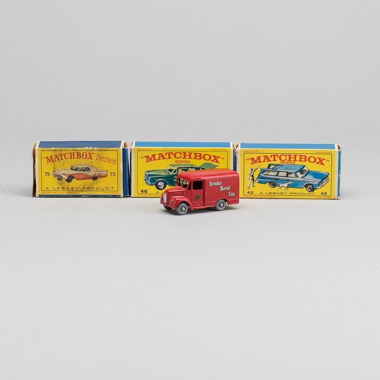 LESNEY MATCHBOX SERIES,4 st, Trojan Van RW 47A-2.