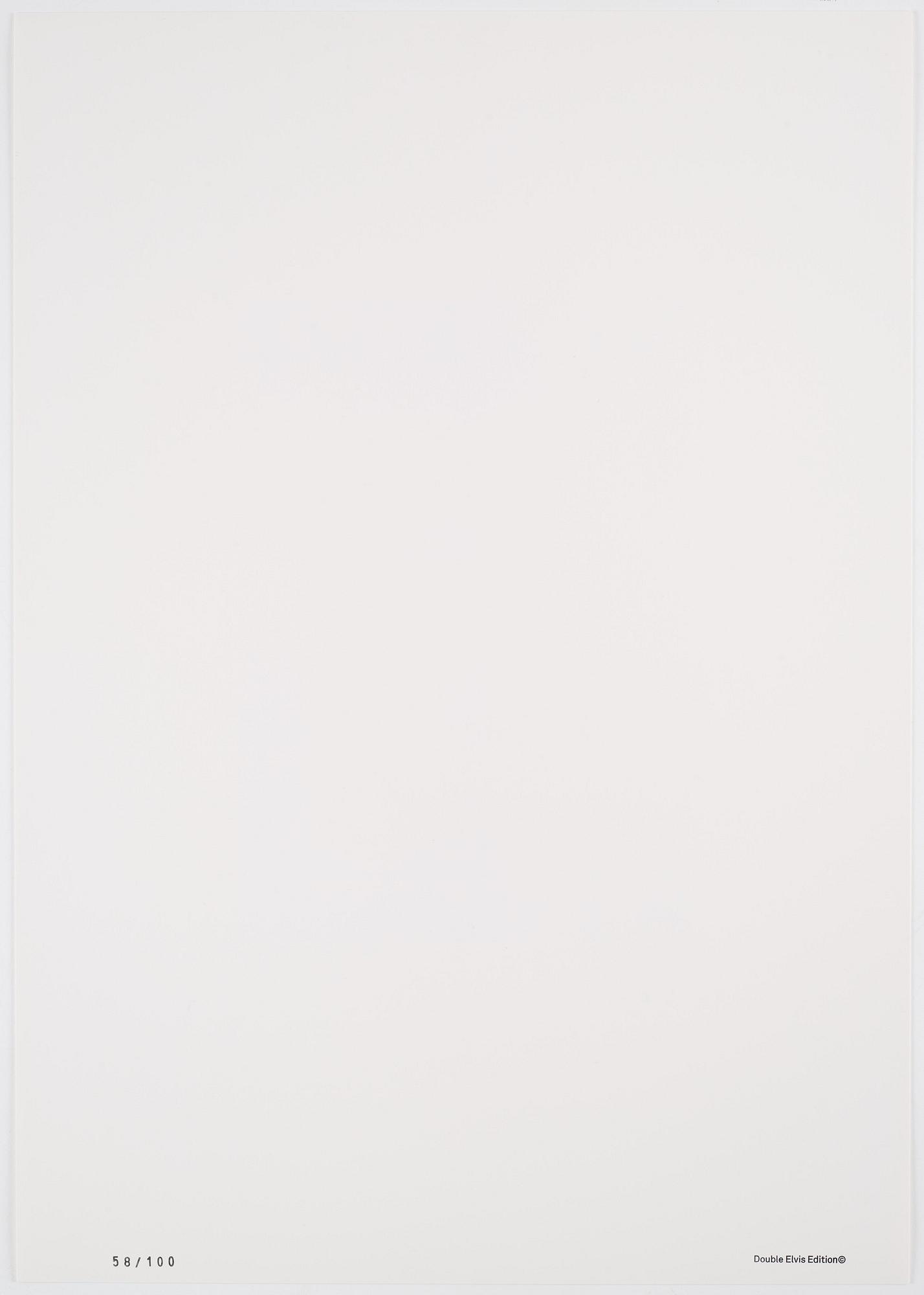 Double Elvis Edition Portfolio, 2010.