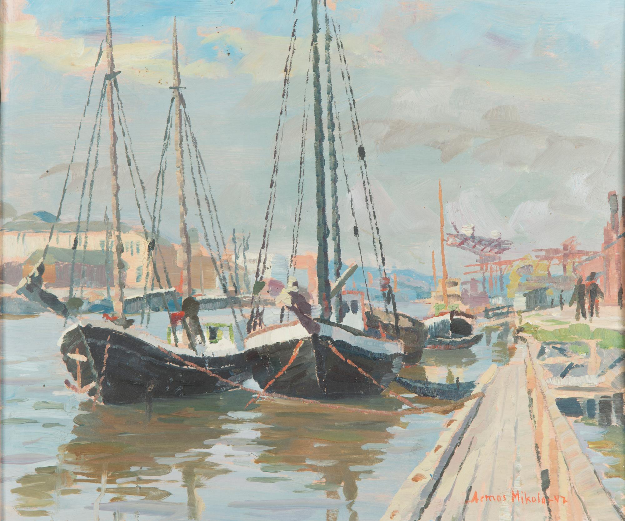 Armas Mikola, Harbour view.