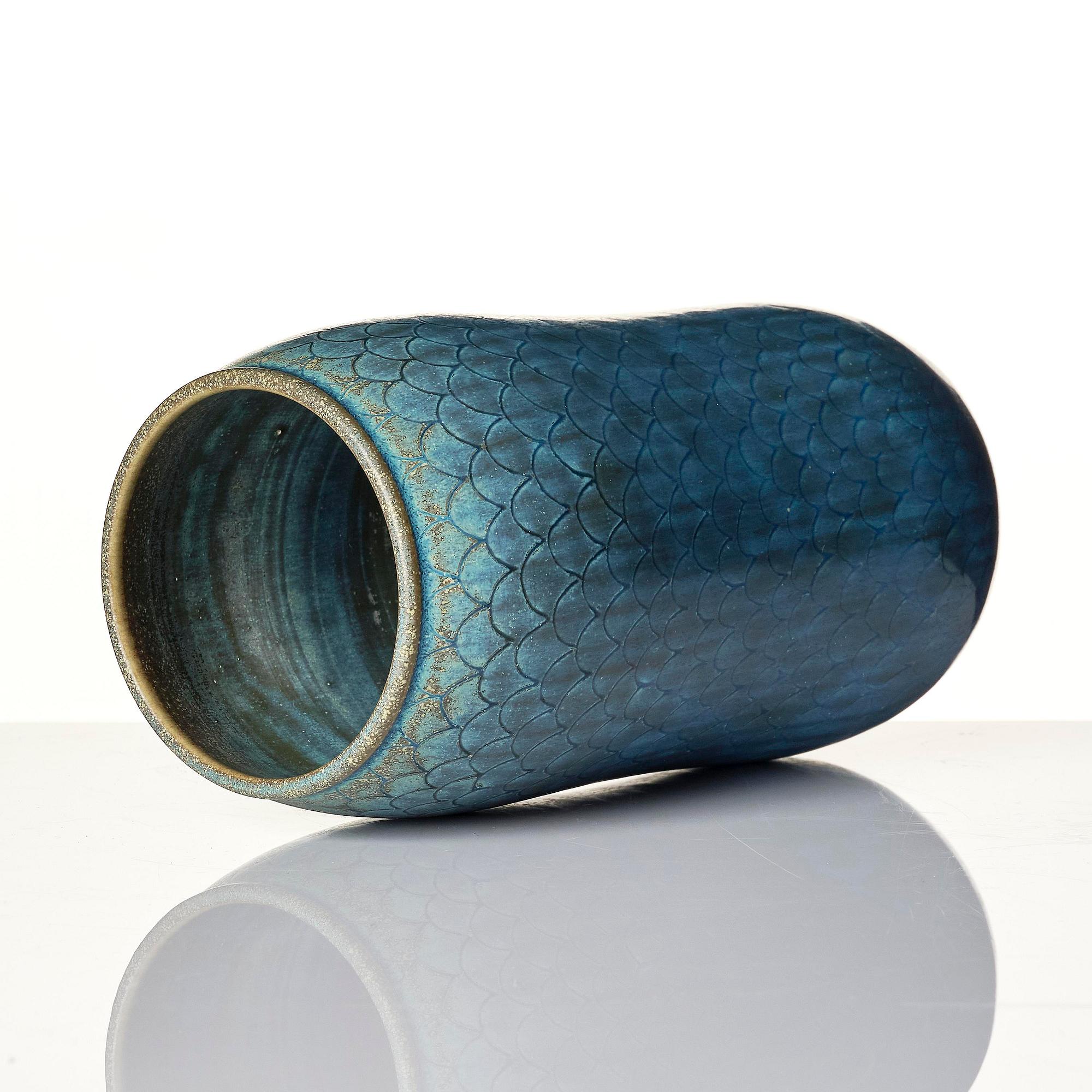Stig Lindberg, a stoneware vase, Gustavsberg Studio, 1961.