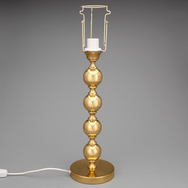 BORDSLAMPA, mässing. Höjd 44,5cm.
