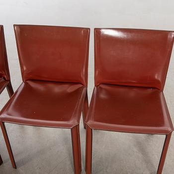 De Couro stolar 4 st Brasilien 1980-tal.