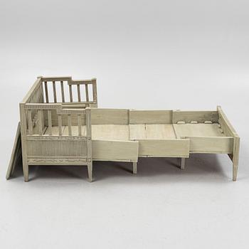 Utdragssoffa/säng Gustaviansk stil, 1800-tal.