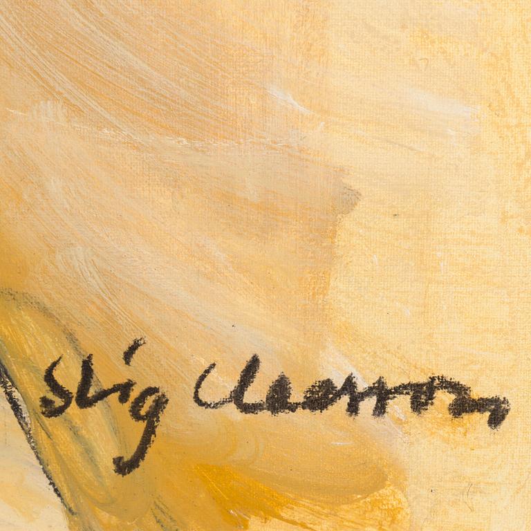 STIG CLAESSON, oil on canvas, signed.