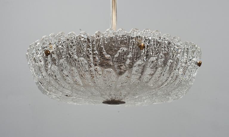 TAKLAMPA, glas. Orrefors, Carl Fagerlund.
