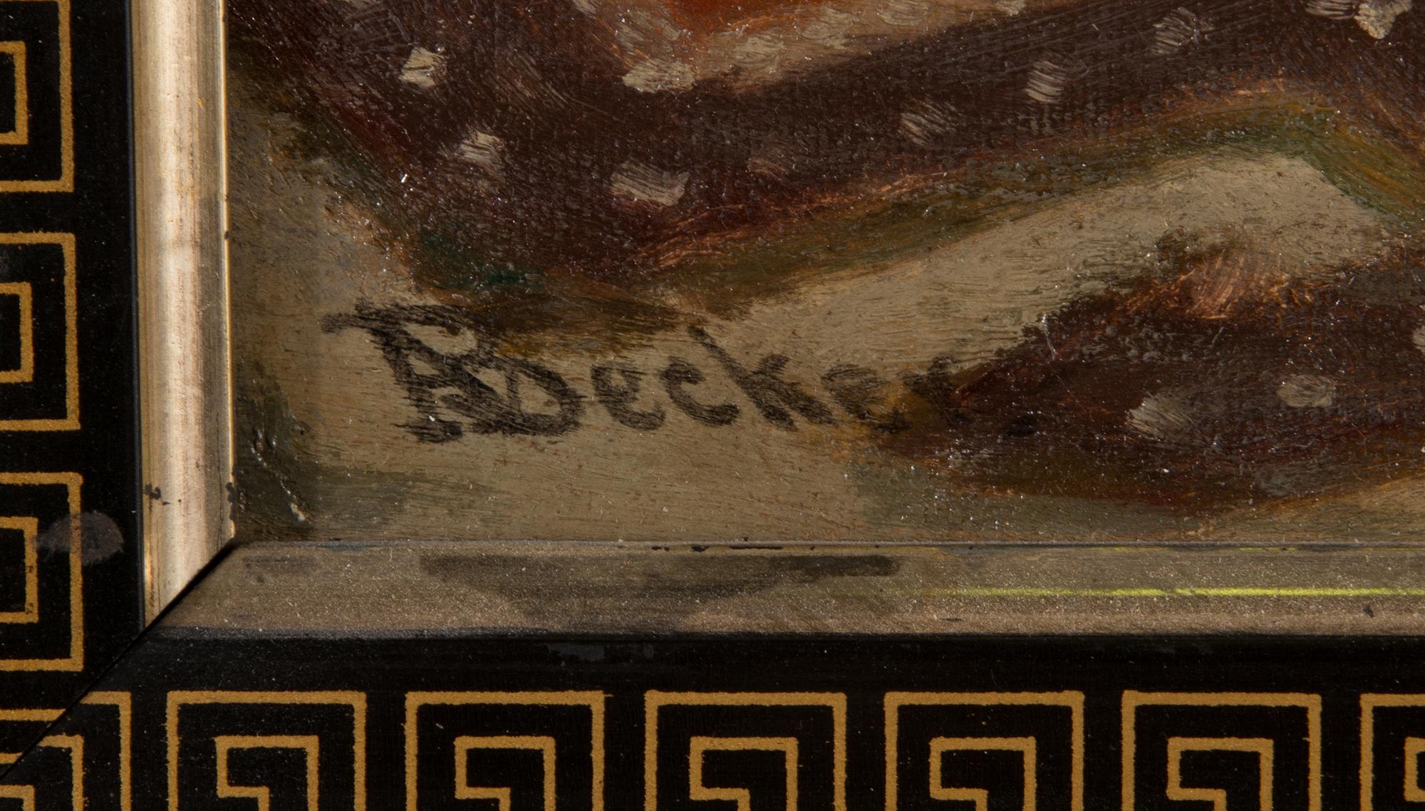 Adolf von Becker, Kissa tyynyllä.