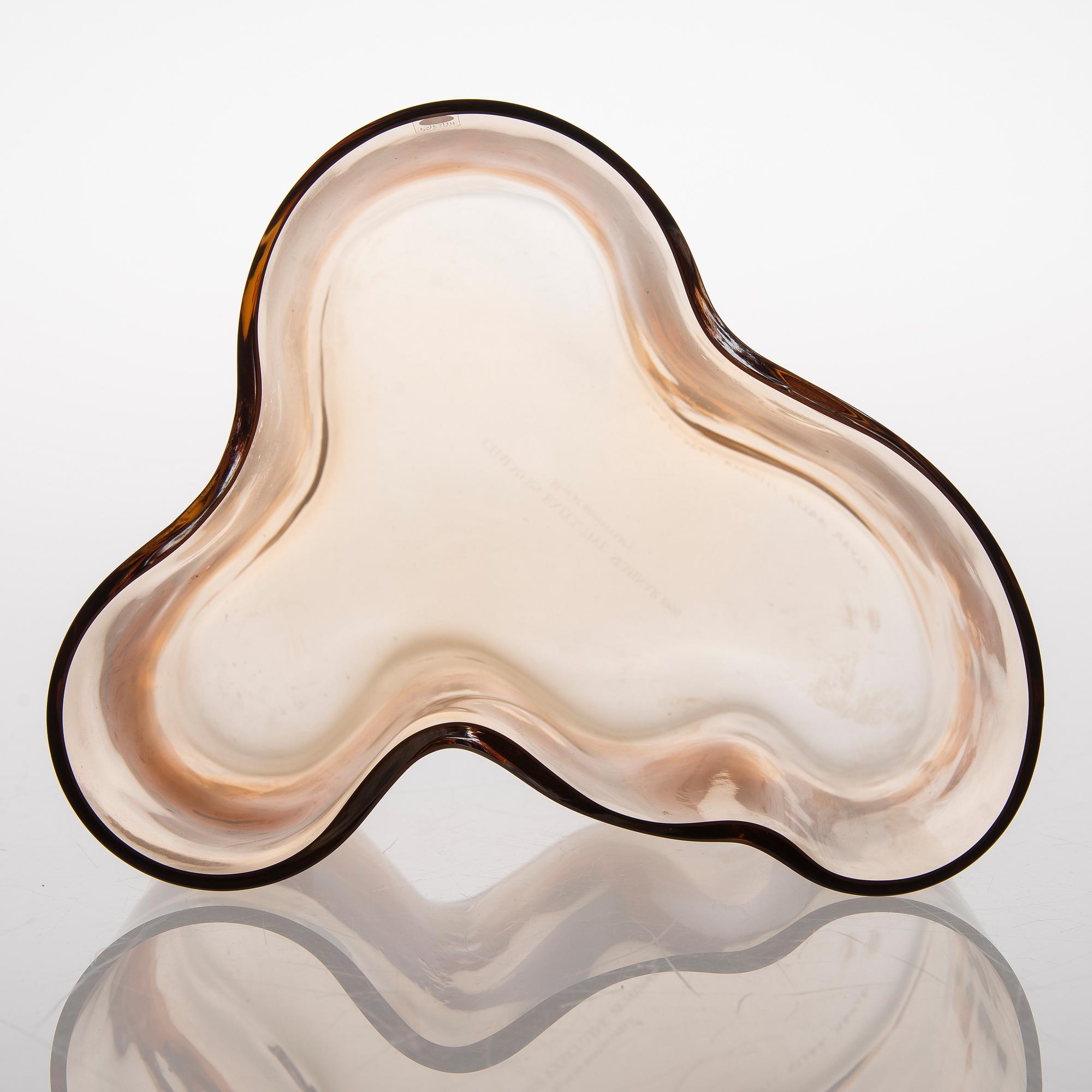 ALVAR AALTO, VAS, 'Savoy', glas, signerad Alvar Aalto Iittala 1936-1996.