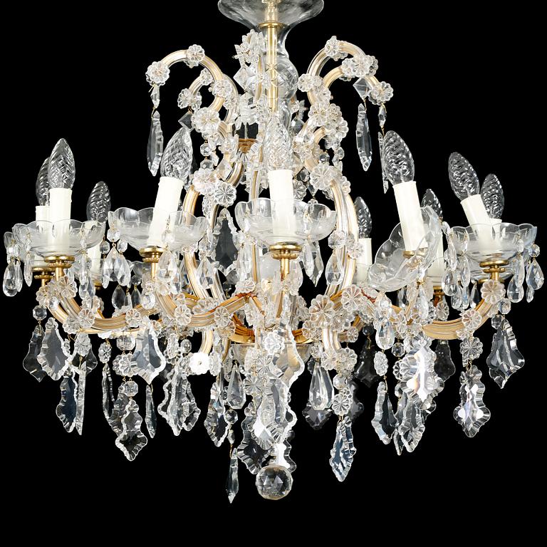 A mid 20th century chandelier.