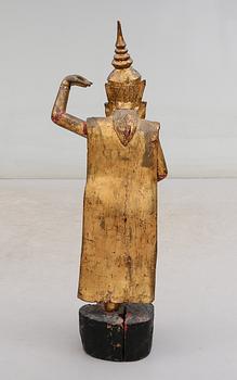 SKULPTUR, skuret trä, sydostasien, 1900-tal.