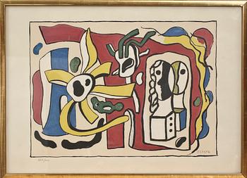 Fernand Léger · FERNAND LÉGER, grafiskt blad, sign i tryck.