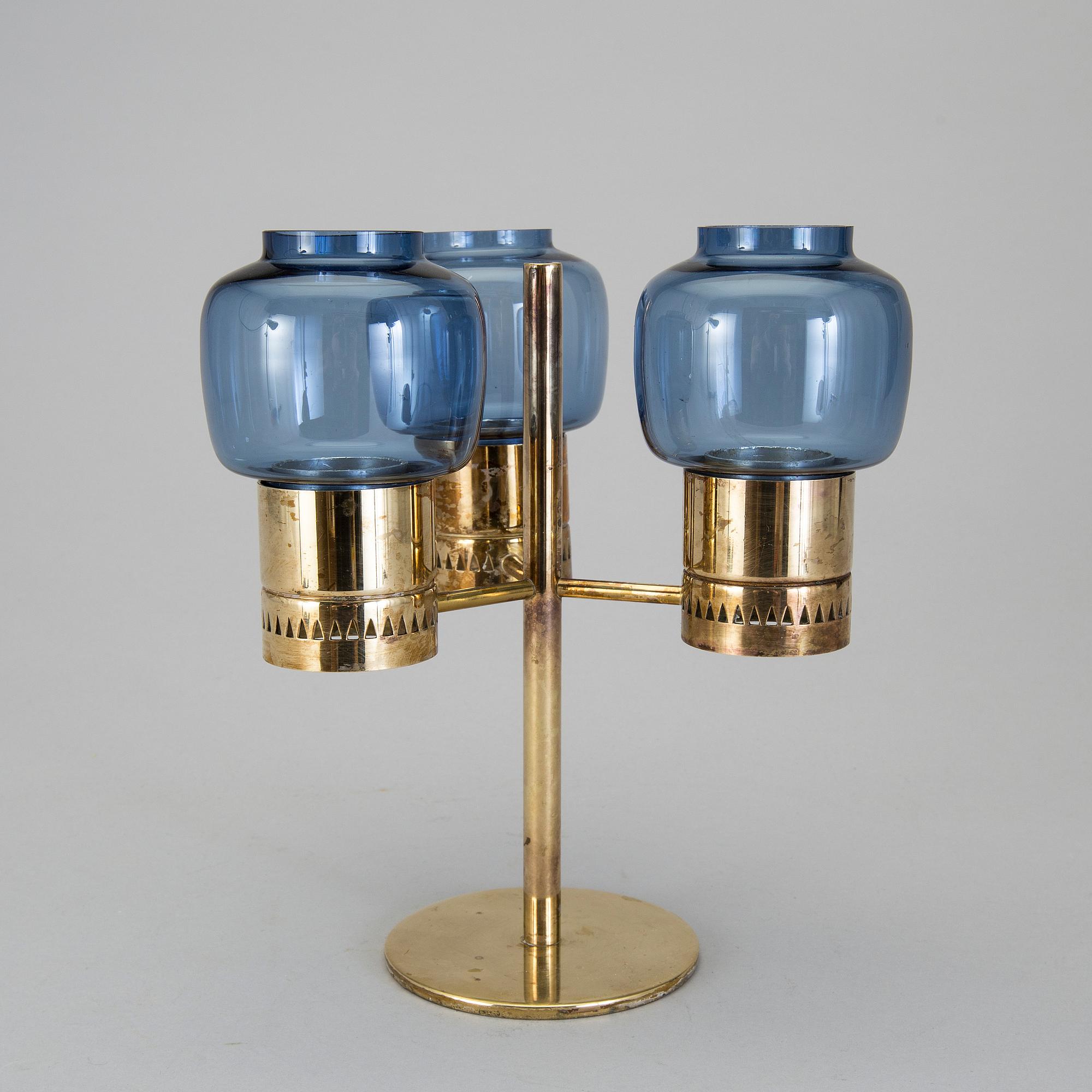 LJUSSTAKE, mässing, Hans Agne Jacobson, Markaryd.