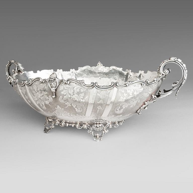 An Italian silver centrepiece bowl, Mazzucato, Agma, Milano, mid-20th Century.