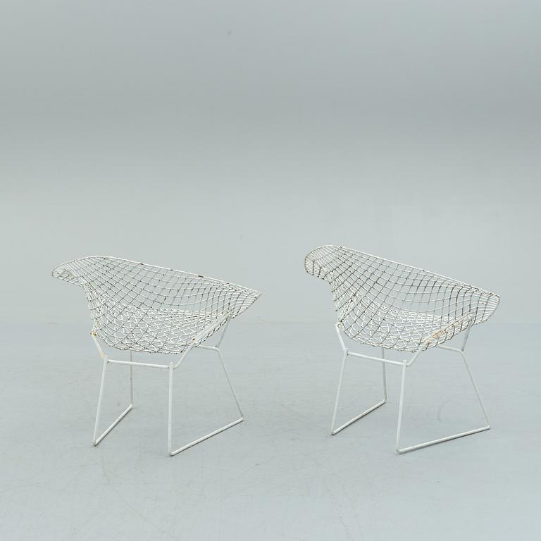 HARRY BERTOIA, STOLAR, ett par, "Diamond Chair", 1950-/1960-tal.