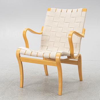 Bruno Mathsson, an 'Eva' armchair, Firma Karl Mathsson, late 20th Century.