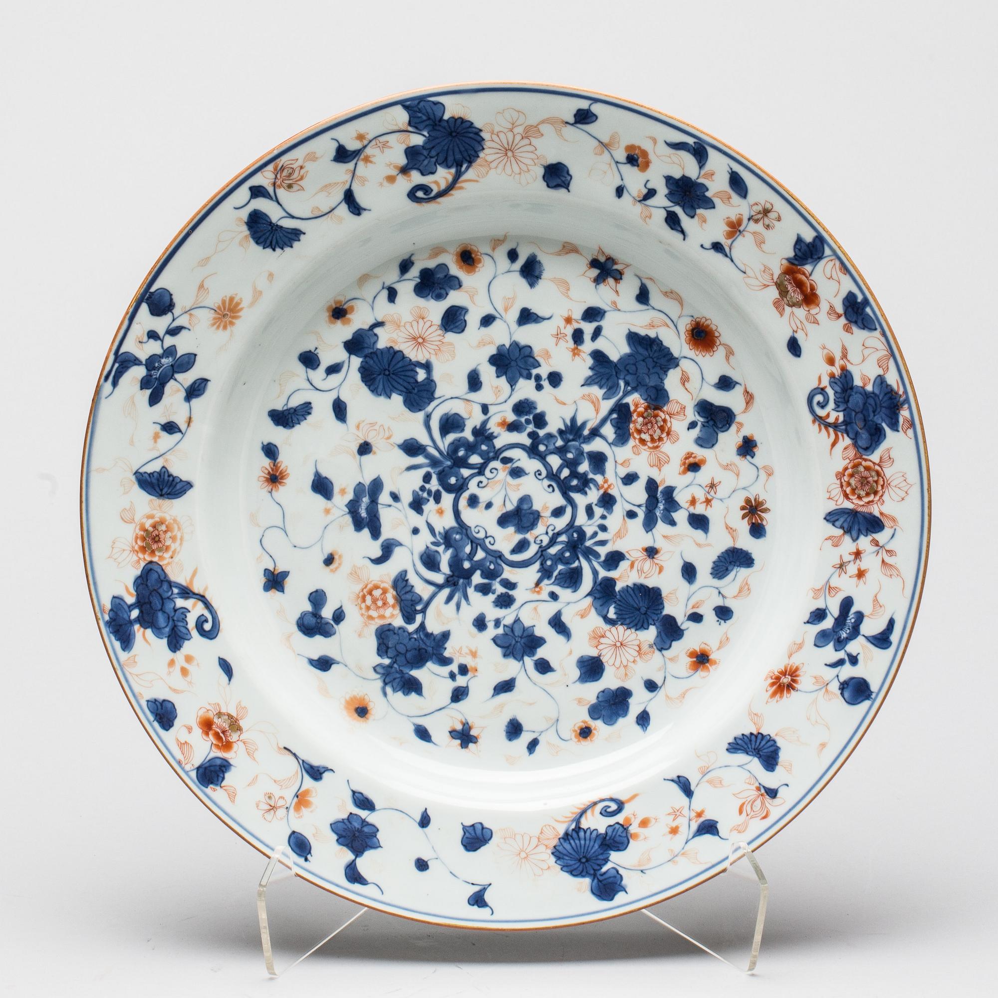 FAT, porslin, Kina 1700-tal.