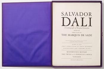 Salvador Dalí, "Three plays by the Marquis de Sade".