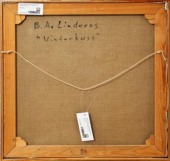 BENGT ARNE LINDEROS (BAL), olja på duk, monogramsign.