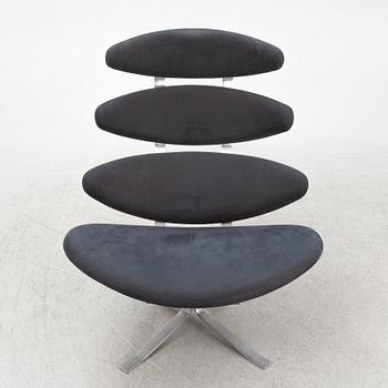 Poul Volther, a 'Corona EJ 5' easy chair, Erik Jørgensen, Denmark.