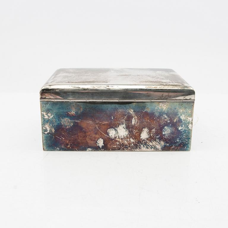 Hanna Persson Cigar Case Silver Karlskrona 1921.