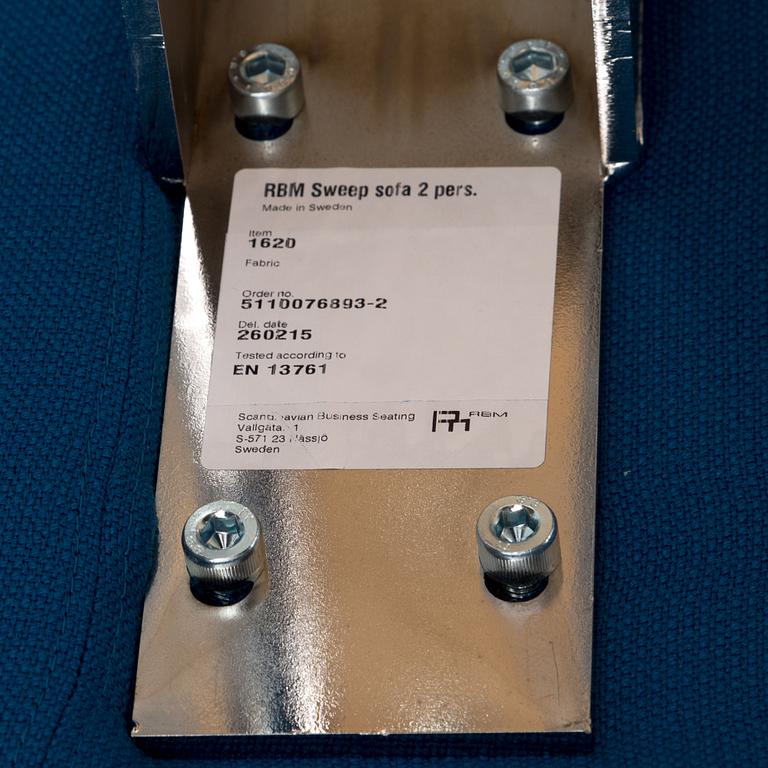 A "Sweep" sofa by Harriet Sørensen for BRM.