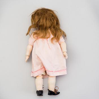A Simon & Halbig 117n bisque head doll, Germany.